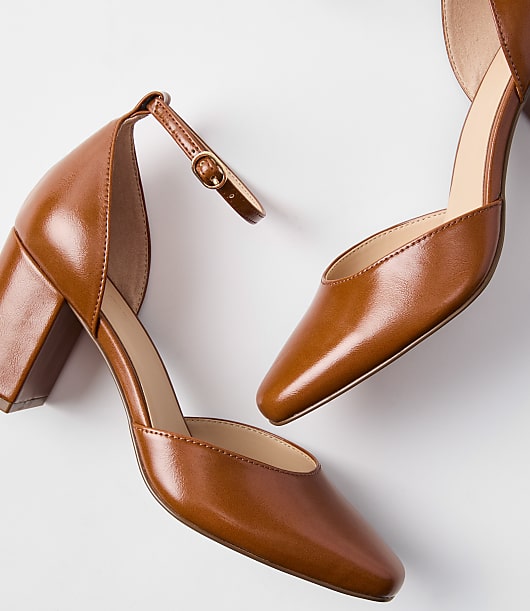 Ankle Strap Block Heels