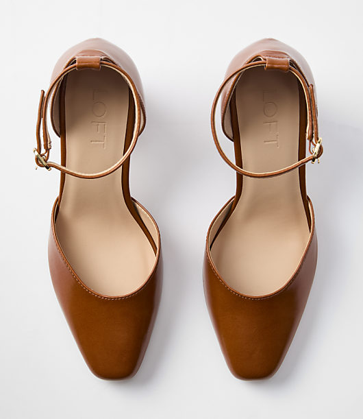Ankle Strap Block Heels