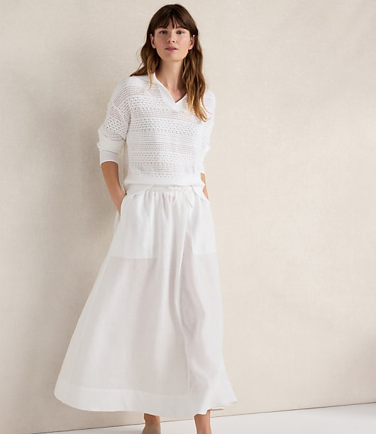 Haven Well Within Cotton Mixed Stitch Johnny Collar Sweater