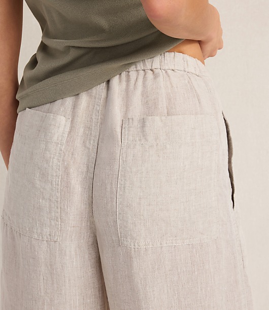 Haven Well Within Linen Wide Leg Drawstring Pants