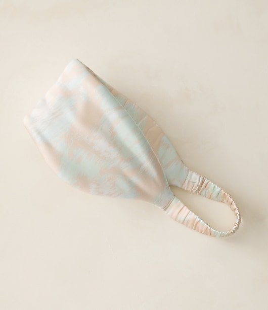 Loft Haven Well Within Washable Silk Printed Puffer Eye Mask