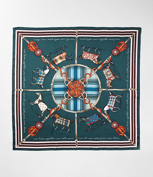 Horse Square Scarf