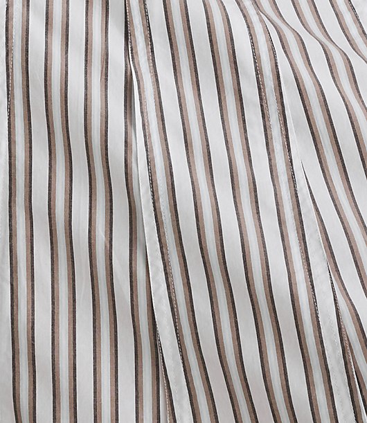 Haven Well Within Organic Cotton Poplin Stripe Drop Waist Skirt