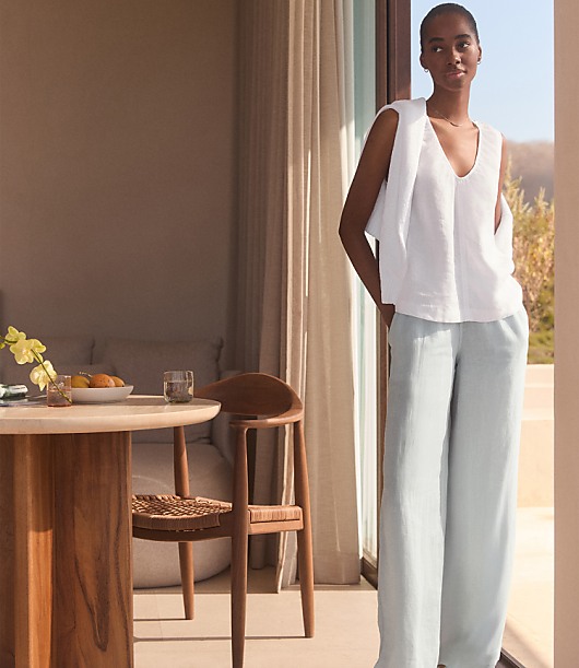 Haven Well Within Linen U-Neck Tank