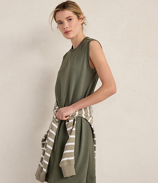 Haven Well Within Organic Cotton Interlock Trapeze Dress
