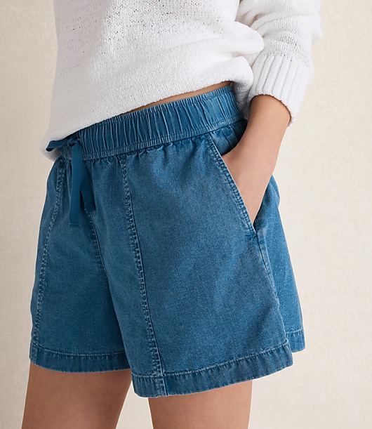 Haven Well Within Organic Cotton Denim Shorts