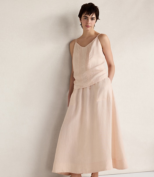 Haven Well Within Linen Pintuck Cami