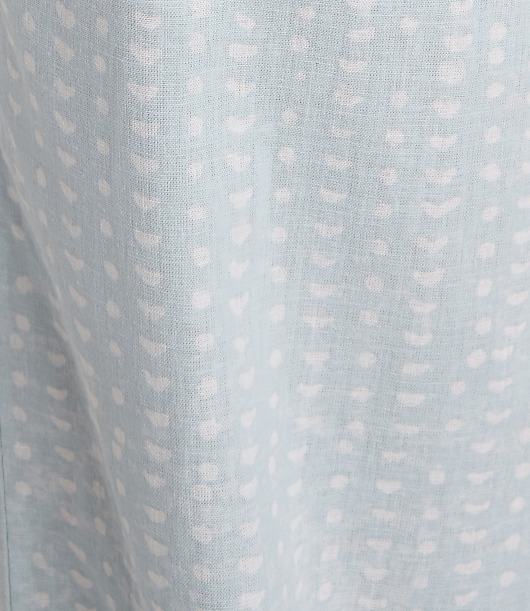Haven Well Within Cotton Linen Faded Dot Robe