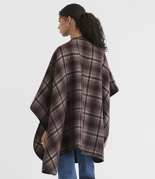 Plaid Wrap - Iced Espresso