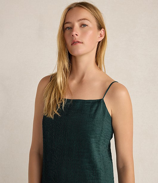 Haven Well Within Ramie Blend Pleated Maxi Dress
