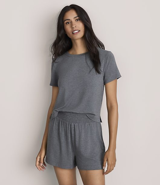 Lou & Grey Heathered Softened Modal Pajama Tee
