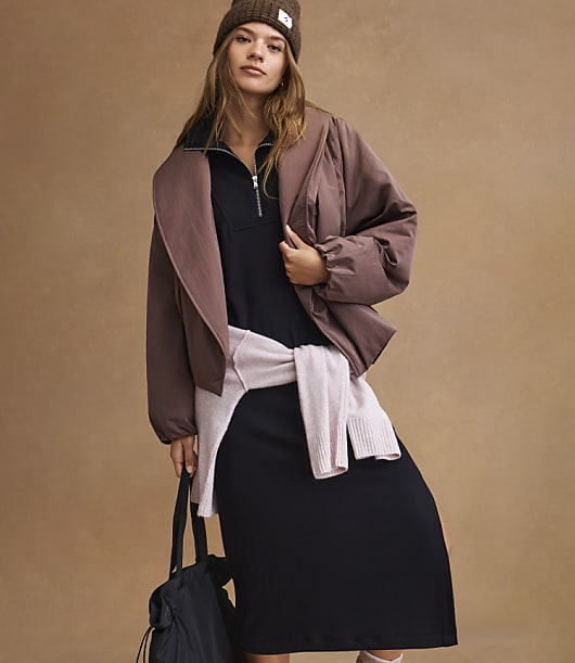 Lou & Grey Wrap Puffer Jacket
