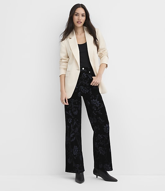 Satin Belted Wrap Blazer