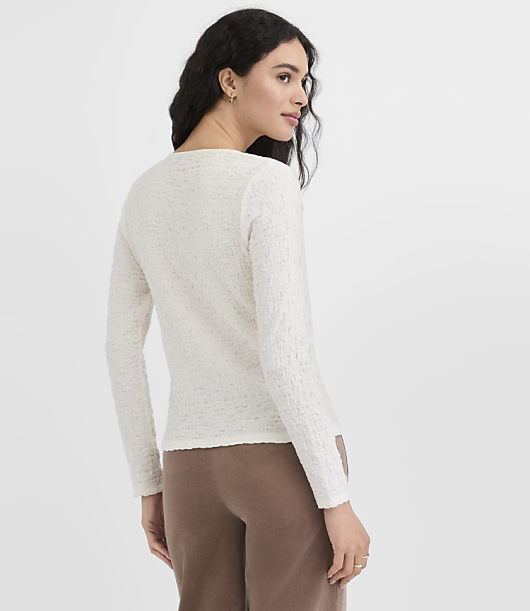 Puckered Cardigan