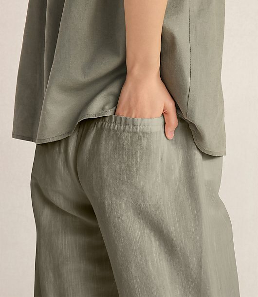 Haven Well Within Organic Cotton Linen Drawstring Pants