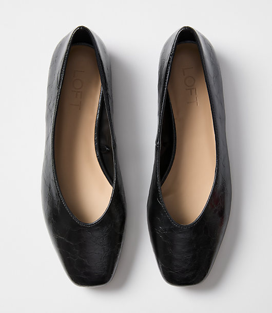 High Vamp Ballet Flats