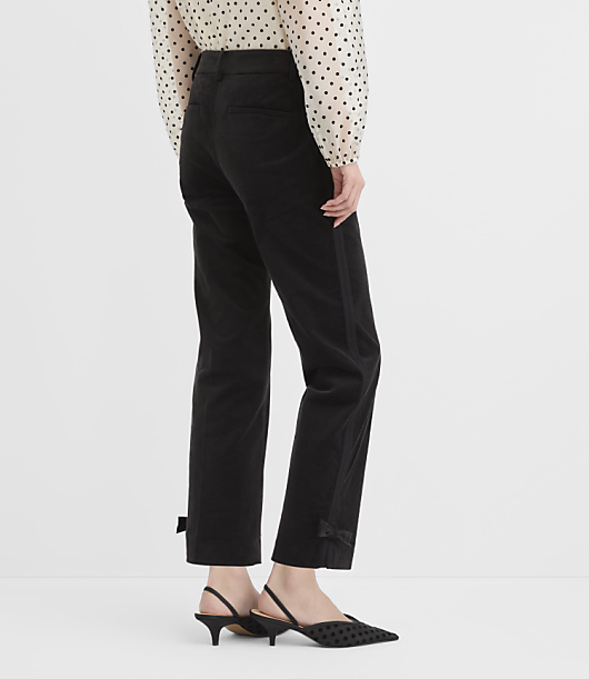 Riviera Slim Pants in Velvet Bow