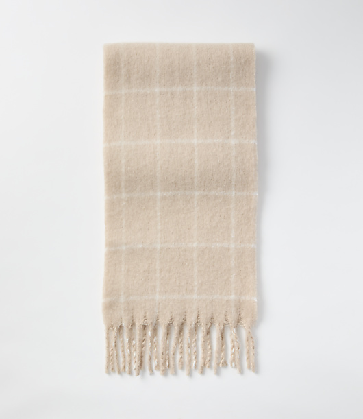 Lou & Grey Fluffy Windowpane Scarf