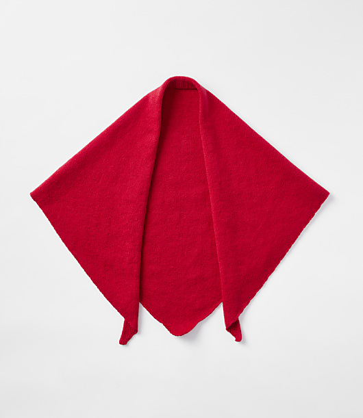 Knit Triangle Scarf