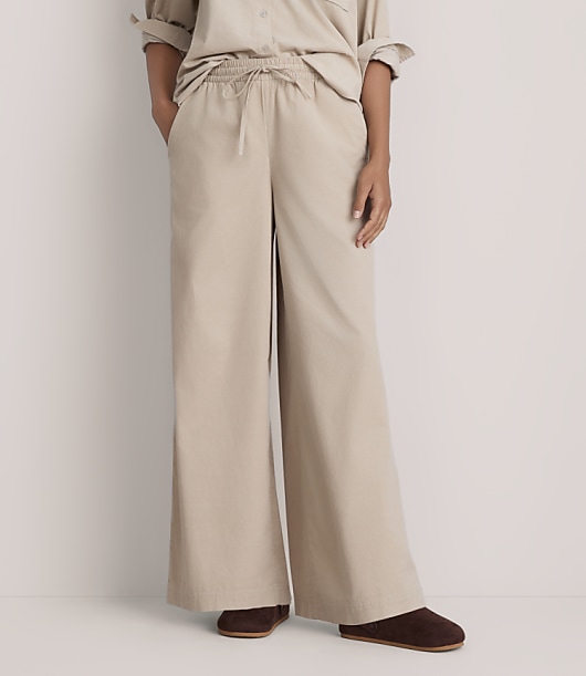 Lou & Grey Corduroy Wide Leg Pants