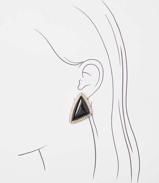 Modern Sparkle Drop Earrings