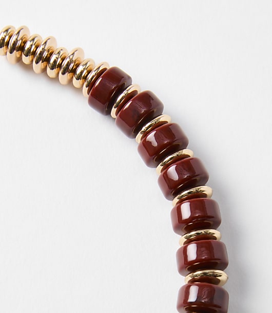 Modern Beaded Statement Necklace