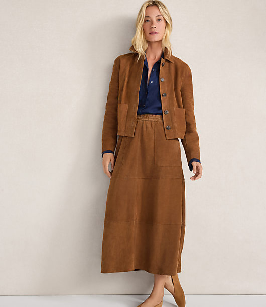 Haven Well Within Suede Patch Pocket Jacket