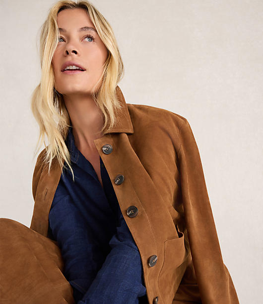 Haven Well Within Suede Patch Pocket Jacket