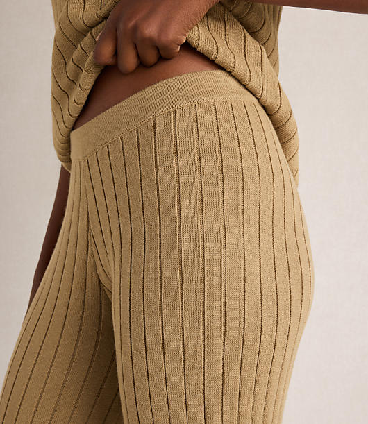 Haven Well Within Organic Cotton Ribbed Wide Leg Pant
