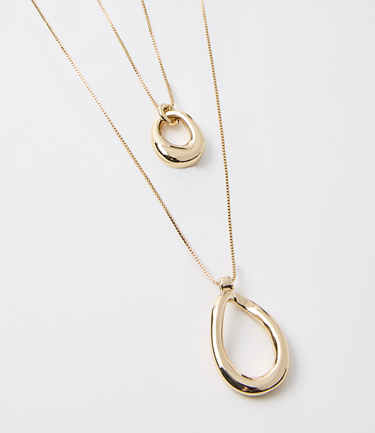 Double Pendant Necklace