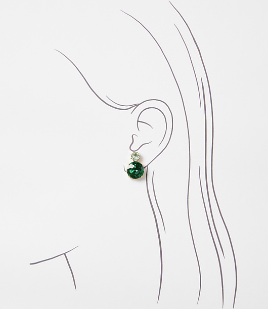Double Sparkle Stud Earrings