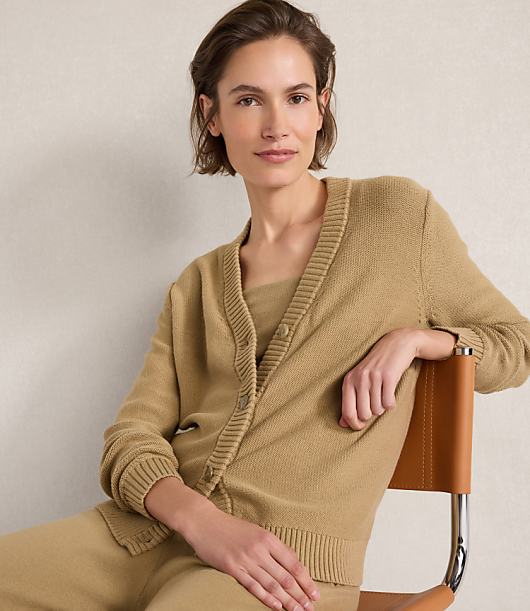 Haven Well Within Organic Cotton V-Neck Cardigan
