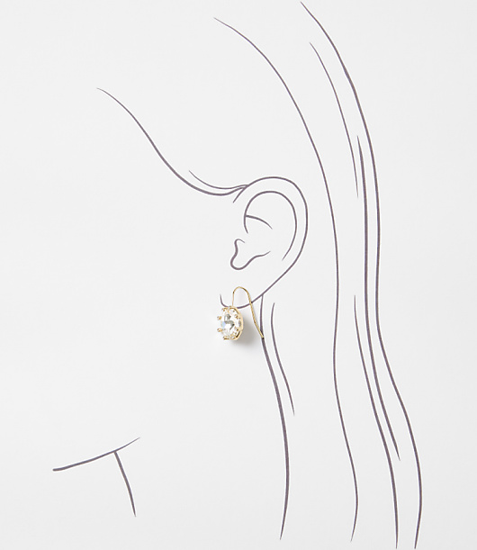 Sparkle Pull Through Earrings