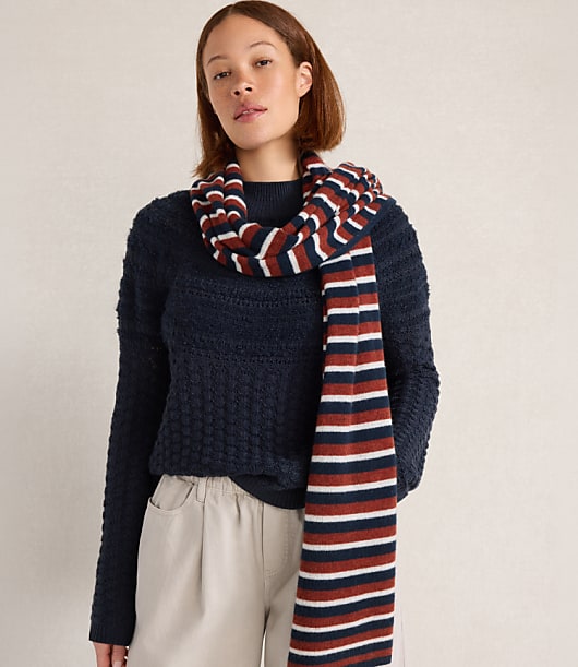 Haven Well Within Cashmere Striped Scarf