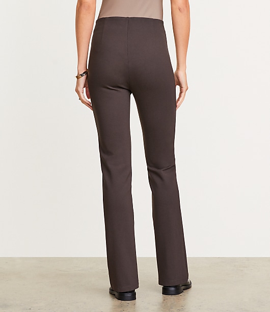 LOFT Versa Ponte Deluxe Split Hem Slim Pants