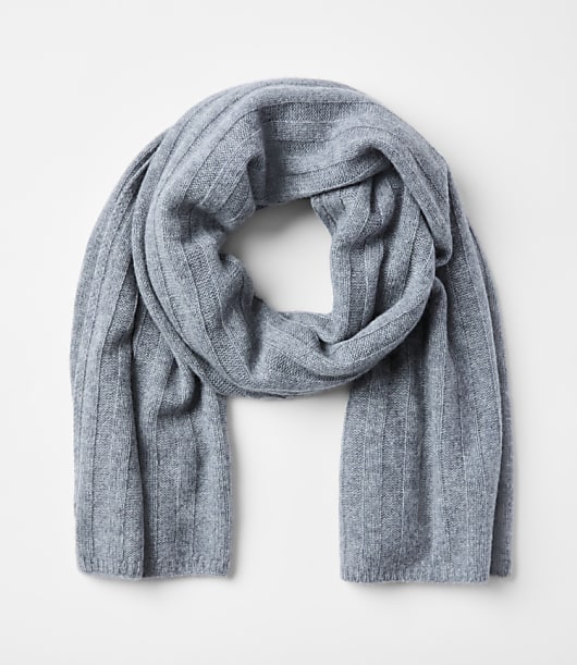 Cashmere Wrap - Dusk Grey Melange