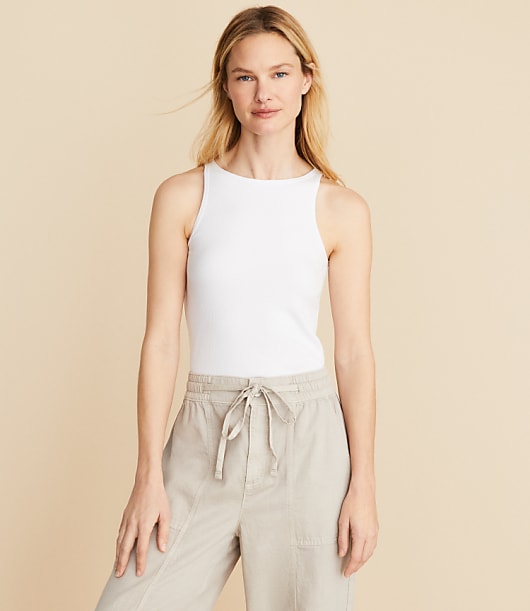 Lou & Grey Softened Ribbed Tank Top