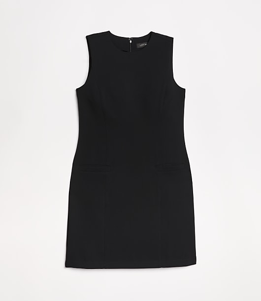 LOFT Versa Crepe Drape Mini Pocket Dress