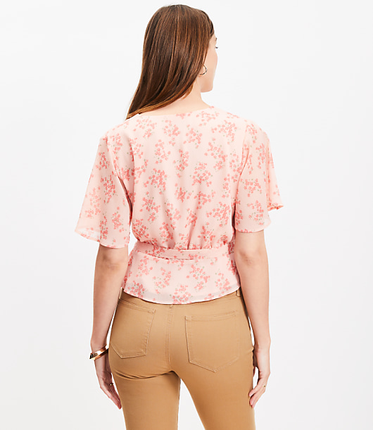 Meadow Peplum Wrap Top