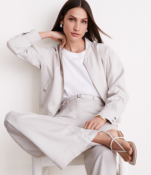 LOFT Versa Pure Spun Bomber Jacket