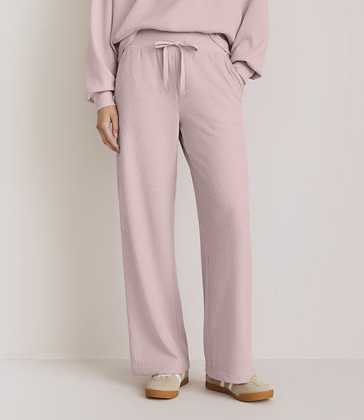 Lou & Grey Upstate Waffle Wide Leg Pants
