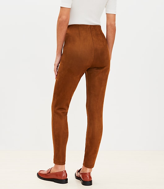 Faux Suede Leggings