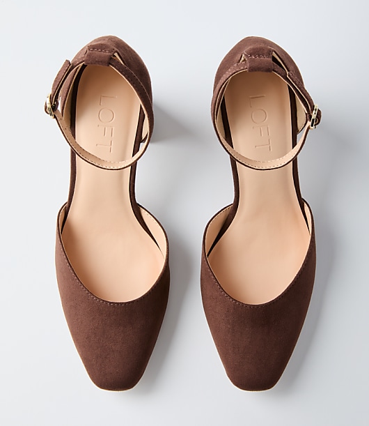 Ankle Strap Block Heels