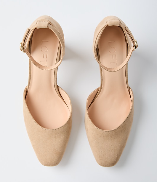 Ankle Strap Block Heels