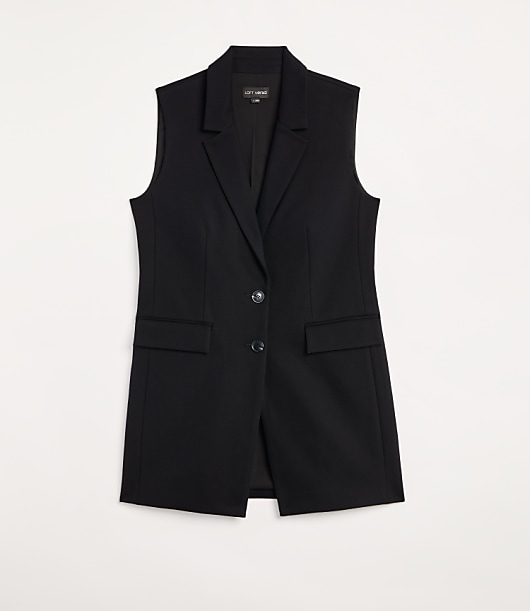 LOFT Versa Ponte Deluxe Long Vest
