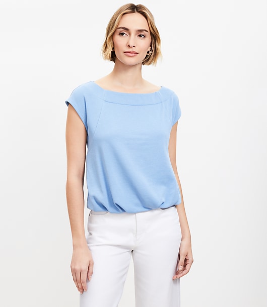 Muscle Bubble Hem Sweatshirt