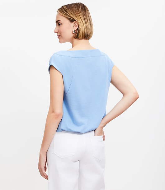 Muscle Bubble Hem Sweatshirt