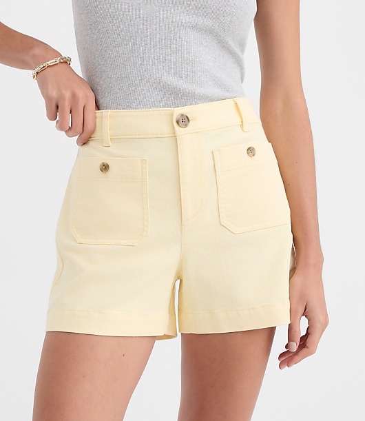 Petite Palmer Shorts in Twill