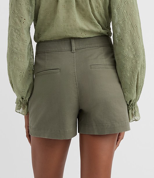 Curvy Palmer Shorts in Twill