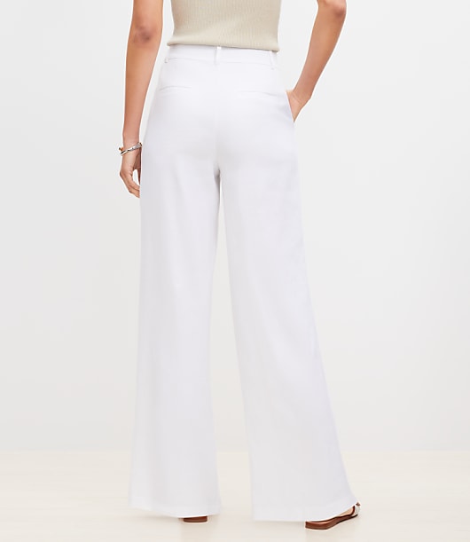 Peyton Trouser Pants in Linen Blend